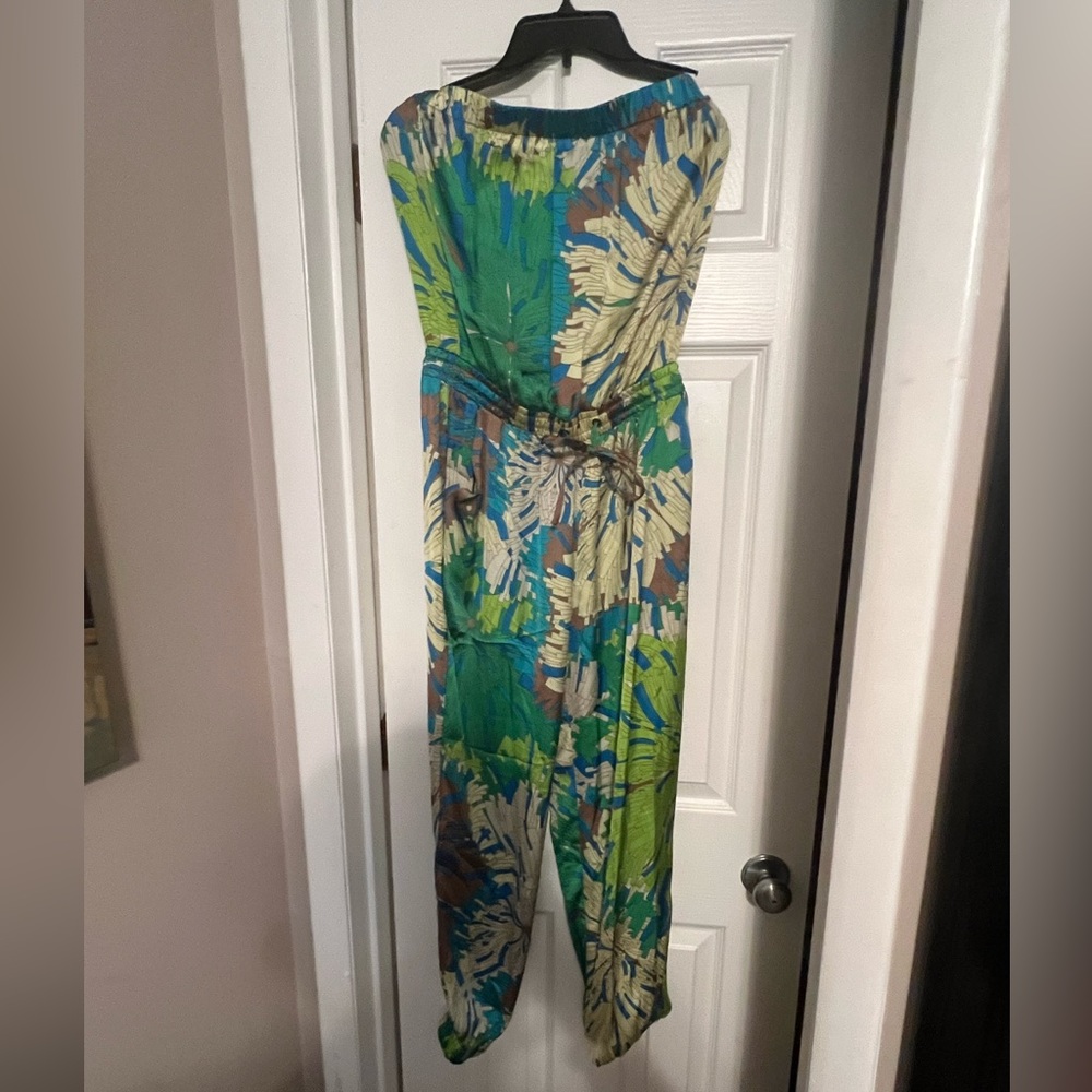 Floral jumpsuit size medium.